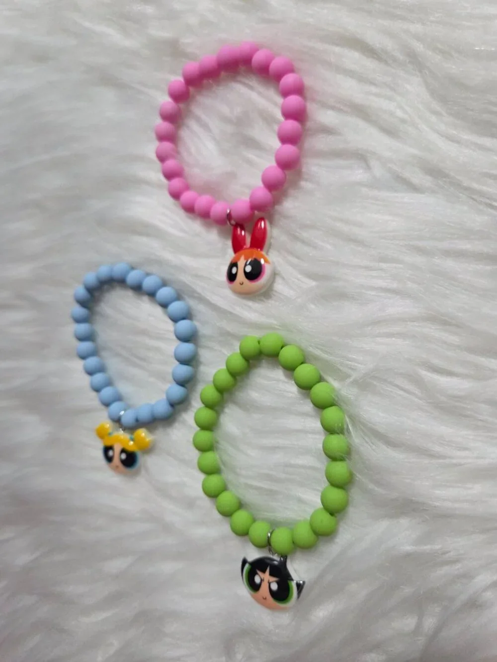 Powerpuff Girls Stretch Bracelet Set